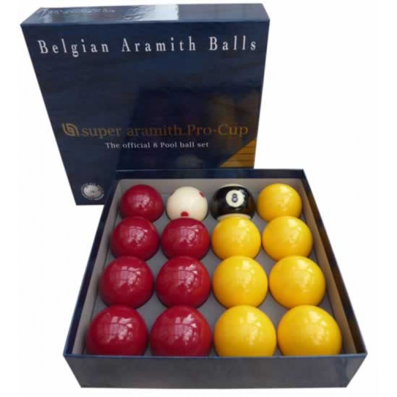 Aramith English Pro Cup Pool Balls